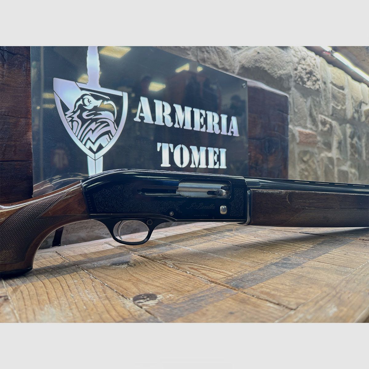 GEBRAUCHT – SEMIAUTOMATISCHES GEWEHR – BERETTA MOD. A 301 Kal. 12, Bild 2 von 5