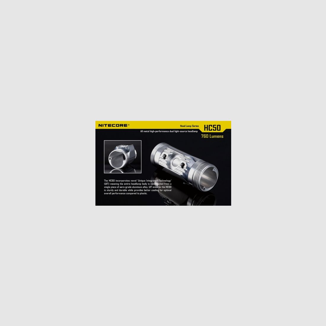 Nitecore HC50 linterna frontal 760 lúmenes, imagen 9 de 25