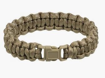 PARACORD-ARMBAND 15 MM - COYOTE