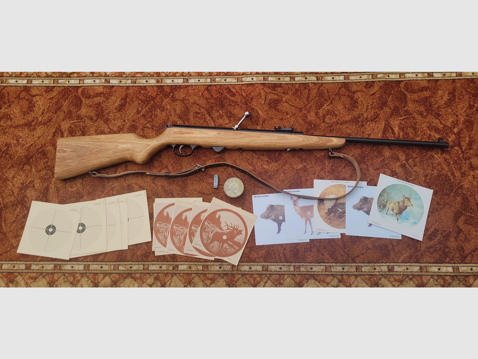 Luftgewehr mit Magazin, Modell Haenel 3.102