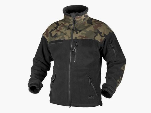 Helikon INFANTRY Fleece Jacket – Black/PL Woodland