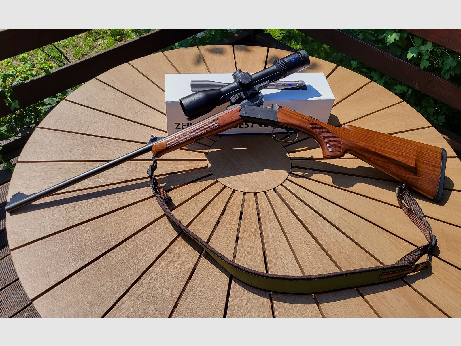 VB! Haenel Jäger 9 mit Zeiss Conquest V6 2-12x50 M Komplettpaket || Kipplaufbüchse mit Zielfernrohr || KLB + ZFR