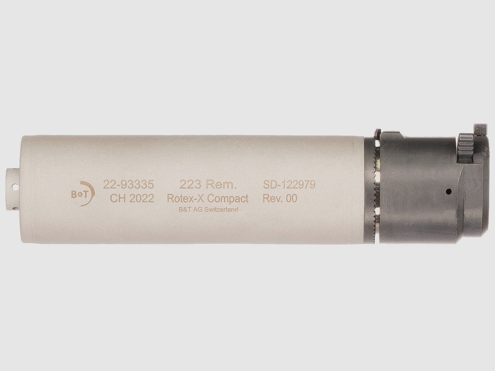 B&T Rotex-X™ Compact Gewehr Schalldämpfer – .223 Rem.