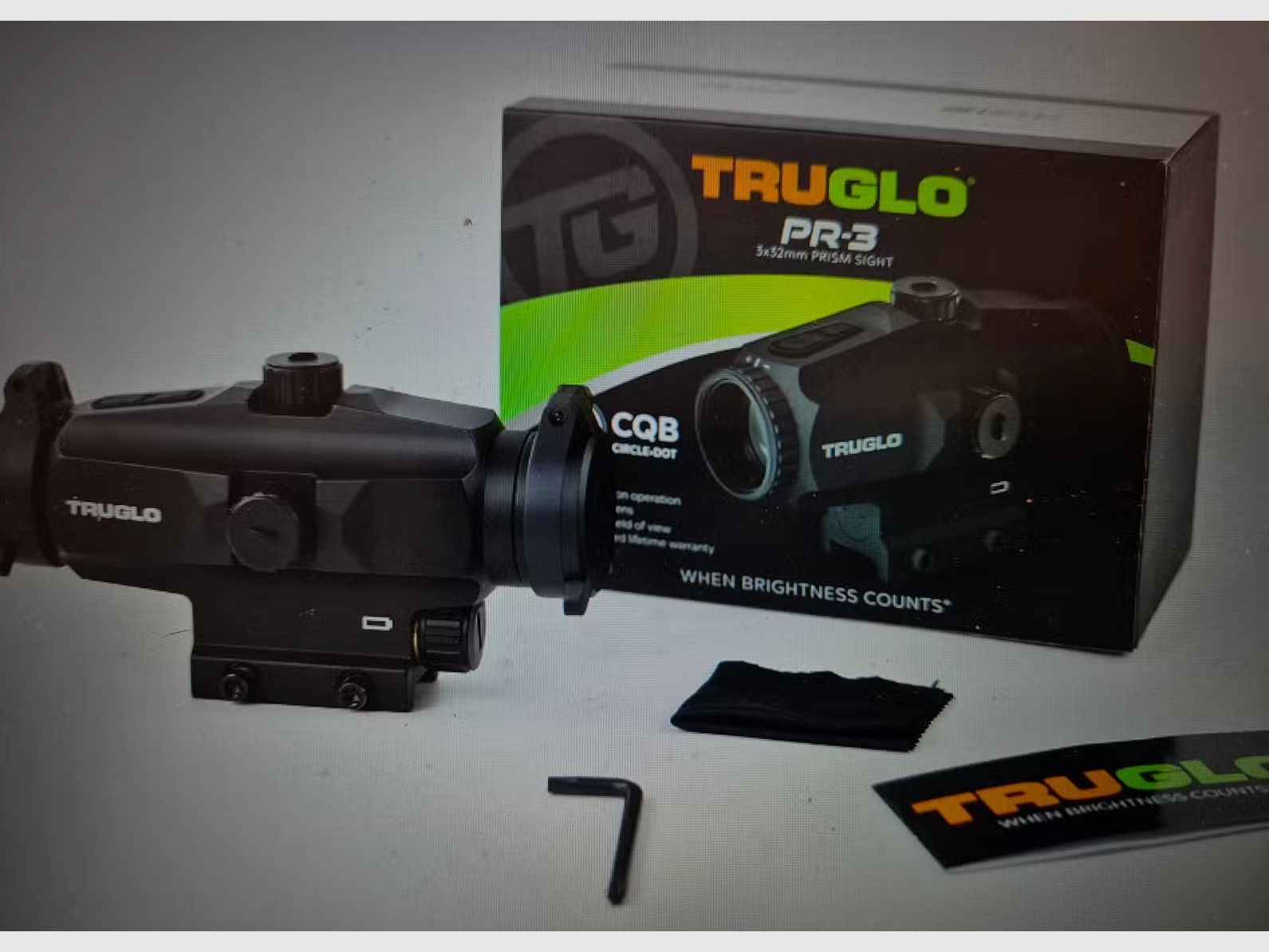 Airgun oder andere Bertha - Profi RED DOT Truglo Prisma pr3 3x32mm Jagd taktisches Gewehr Fernrohr beleuchtet 6 moa absehen rot punkt visier