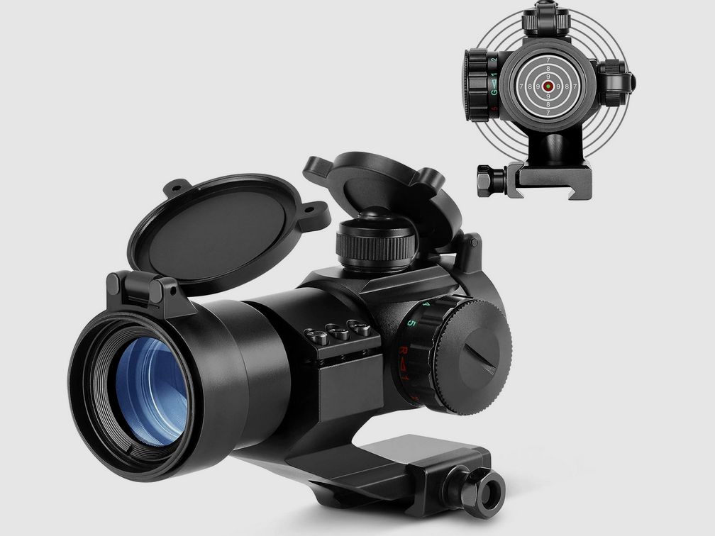 ESSLNB 30mm Red Dot - Red dot sight for Picatinny - Dot reticle - red/green