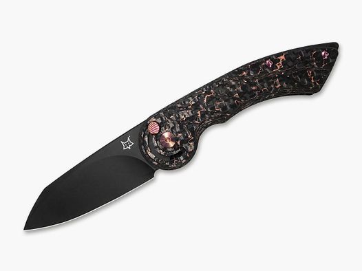 Couteau de poche Radius CF noir Système d'ouverture sécurisé pour les doigts breveté