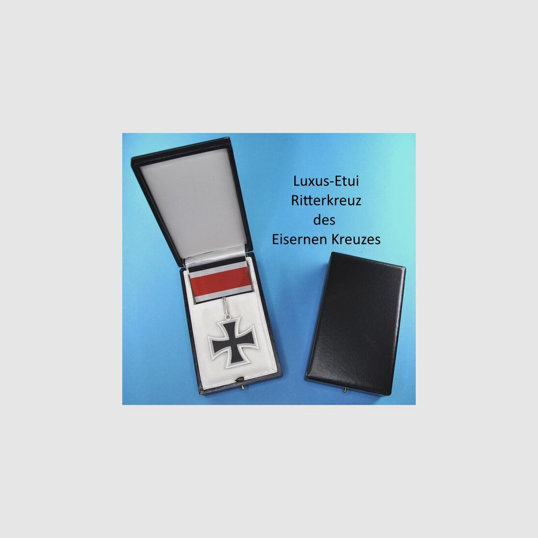 Luxus-Etui zum Ritterkreuz des Eisernen Kreuzes Repro !!!