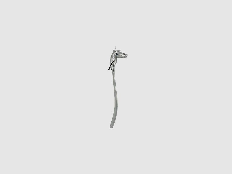 Lovergreen Outdoor Motiv Schuhlffel Pferd - Aluminium