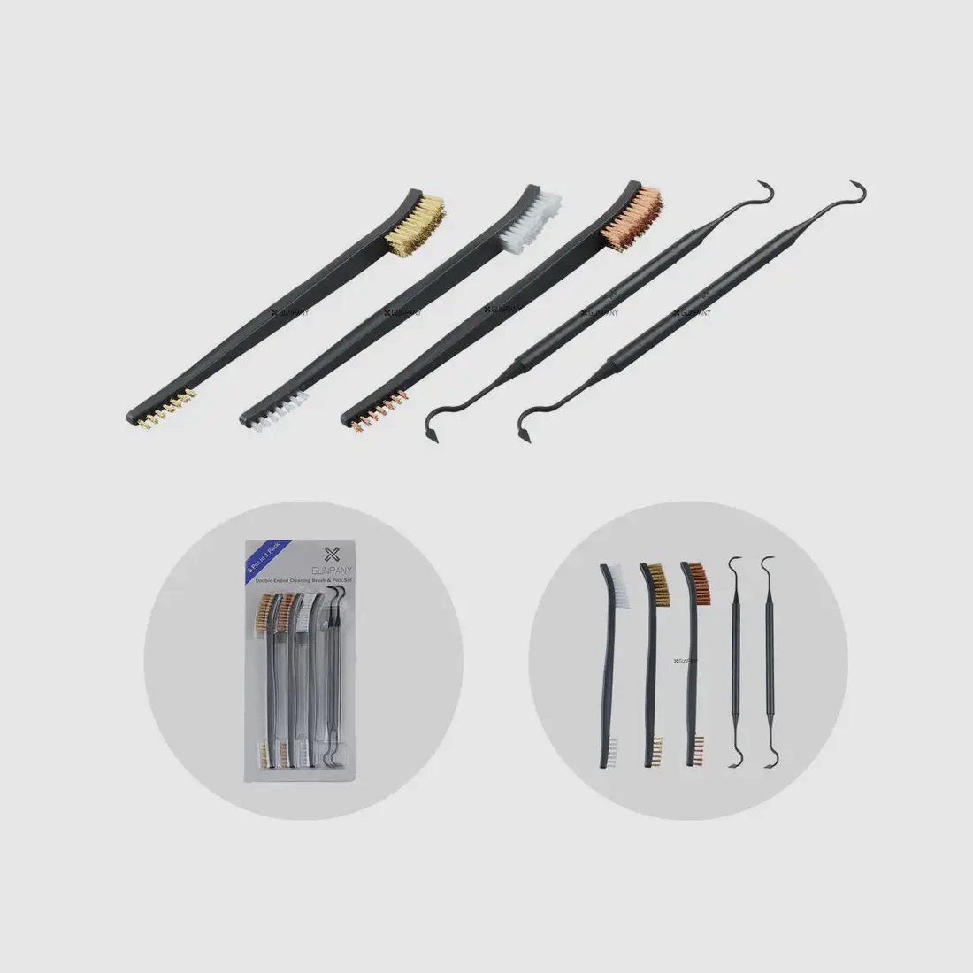 GunPany by Vector Optics GPGC-3B2P – Brushes & Cleaning Picks, image 1 of 2