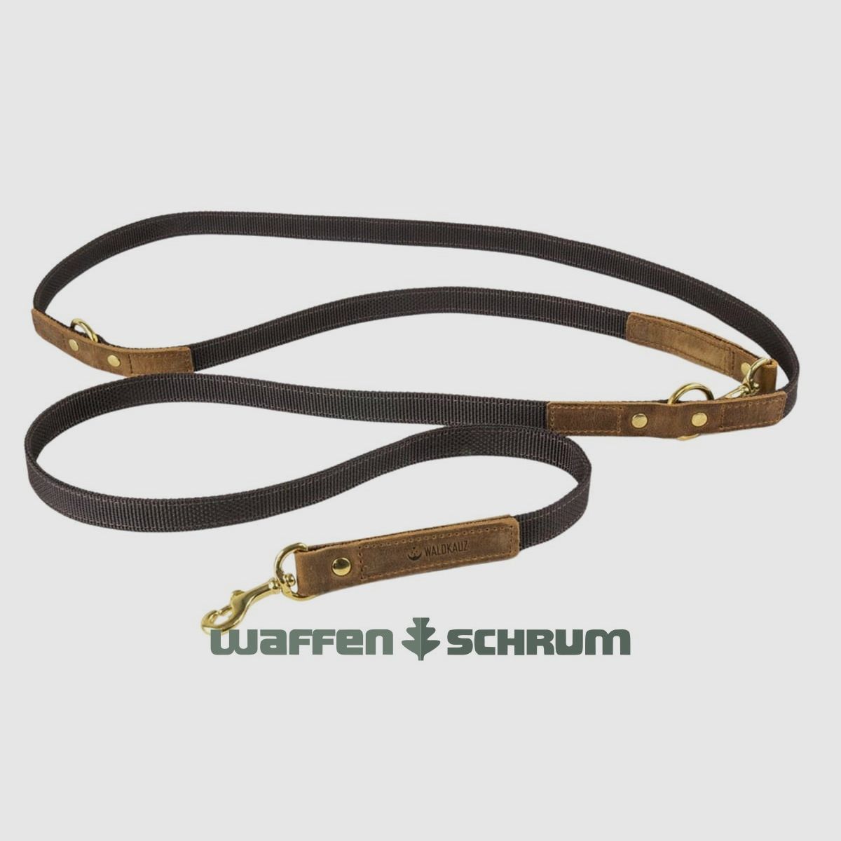 Waldkauz Umhängeleine ''Schlendrian'' / Länge 250cm Braun
