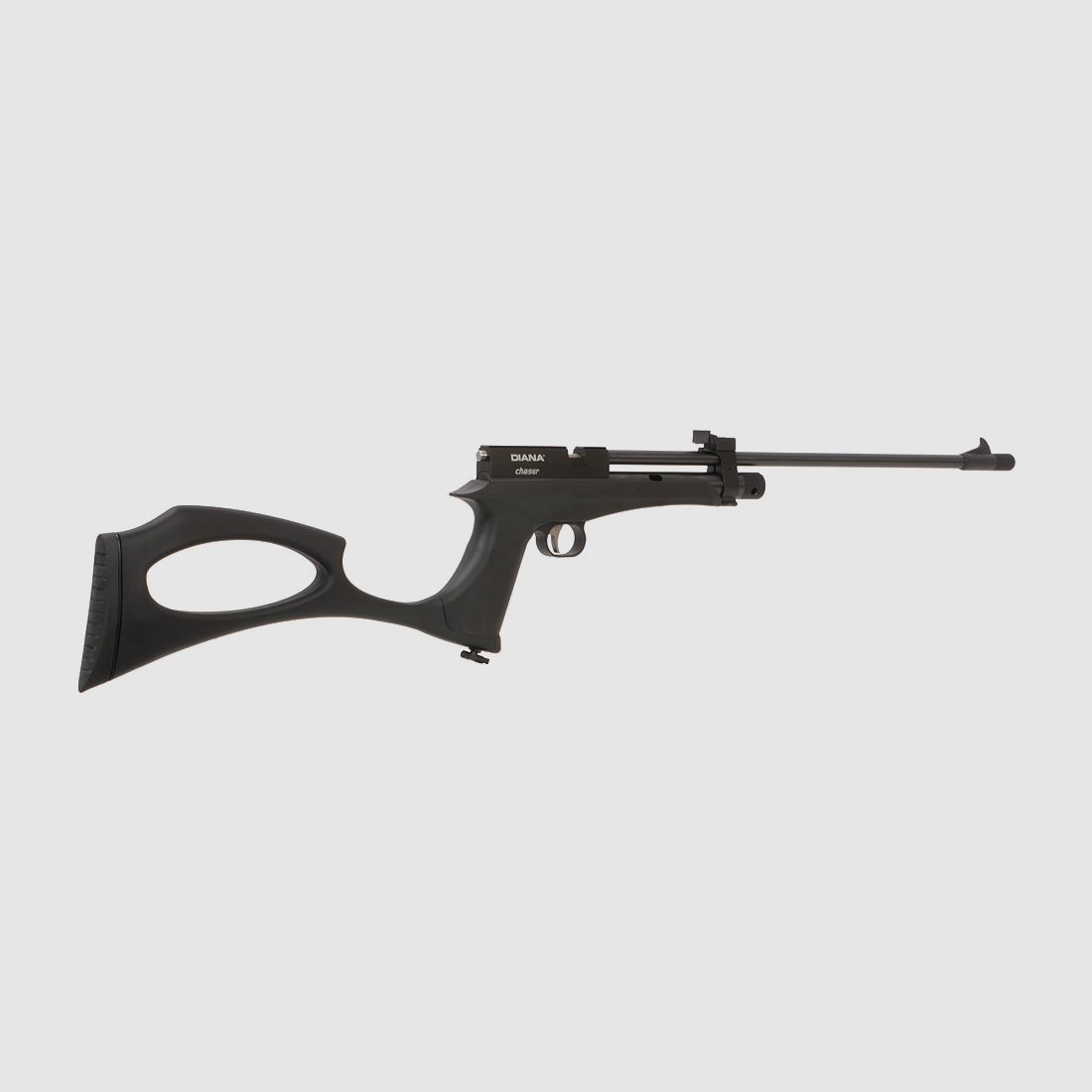 CO2 Pistole und Gewehr Diana Chaser Rifle Set mit SchalldĂ¤mpfer Kaliber 4,5 mm (P18)