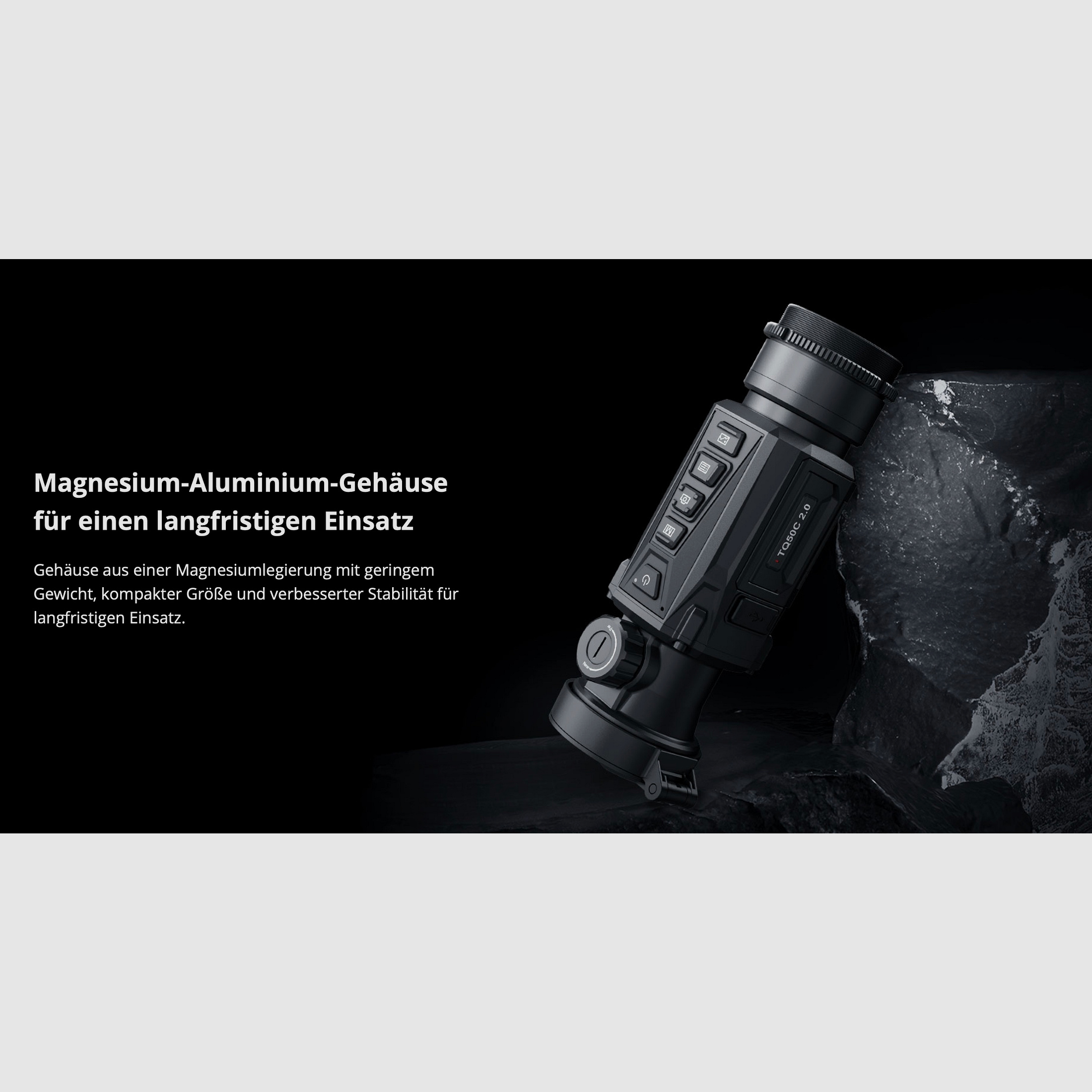 Hikmicro 50-2-086 Clip-On Thunder TQ50C 2.0 Wärmebildvorsatzgerät 640 x 512 12µm weniger als 20 mK