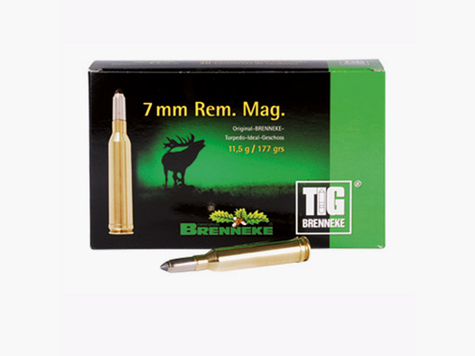 Brenneke 7mm Rem. Mag. 177GR TIG 20 Patronen