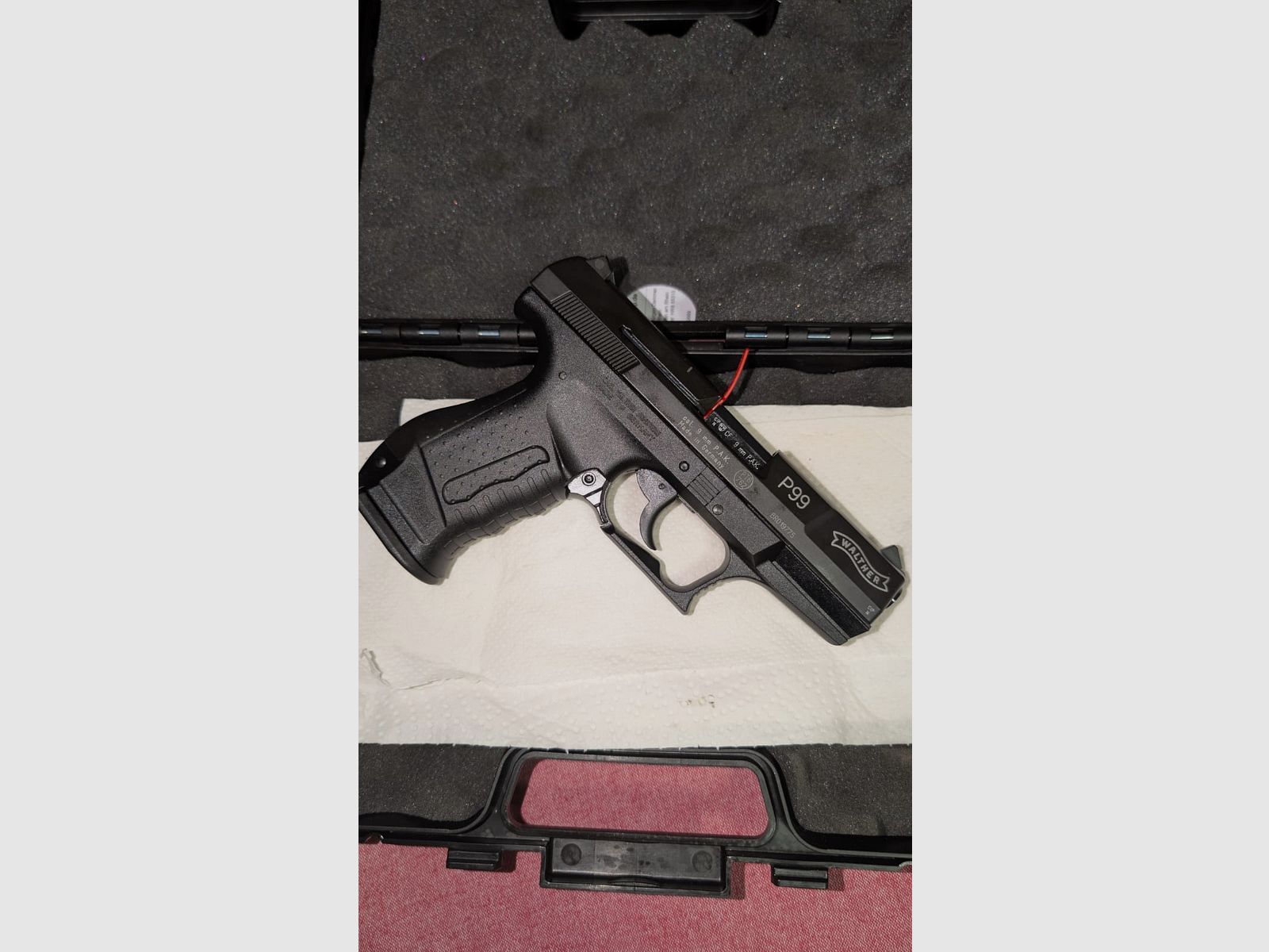Walther P99 blank firing pistol 9mm P.A.K. black