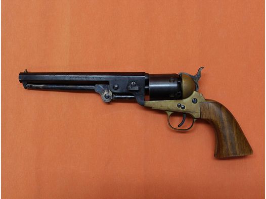 EUROARMS Perk.Revolver .36 (Prochowy) EUROARMS NAVY 7,5" Lufa/ Mosiężna rama (Z przodu)