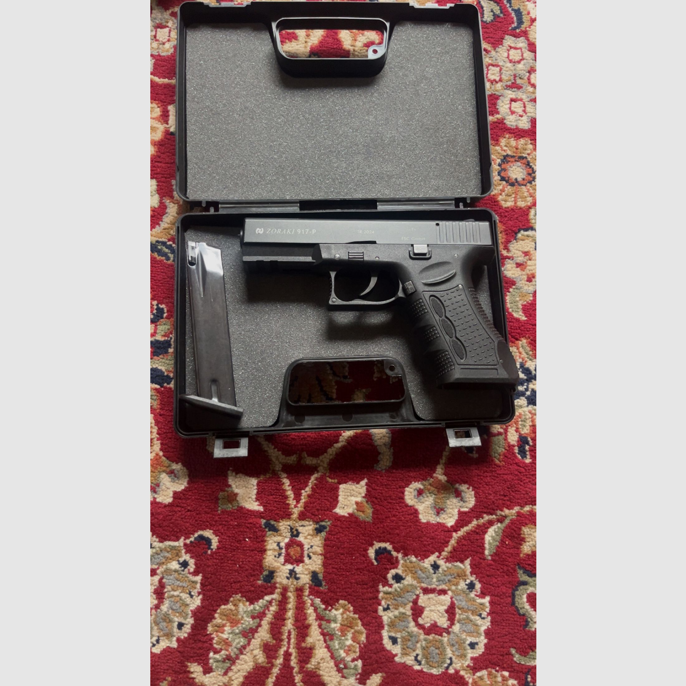 Zoraki 917 pistola de fogueo 9mm P.A.K. niquelada