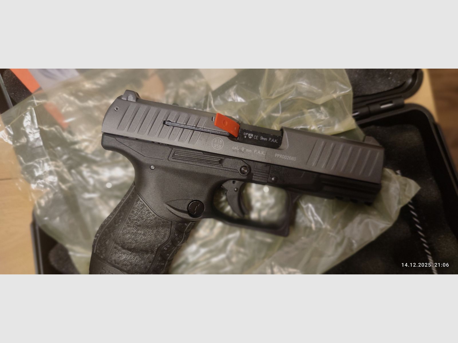 Walther PPQ Cobalt Gray Cerakote-Finish 9 mm
