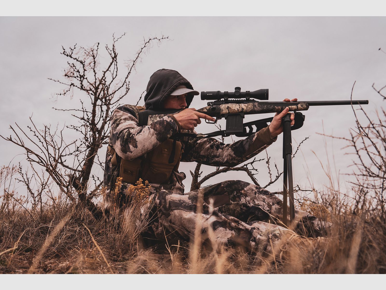 Savage Firearms Impulse Predator 20"/51cm 6,5 Creedmoor Geradezugrepetierbüchse mit Laufgewinde 5/8"x24