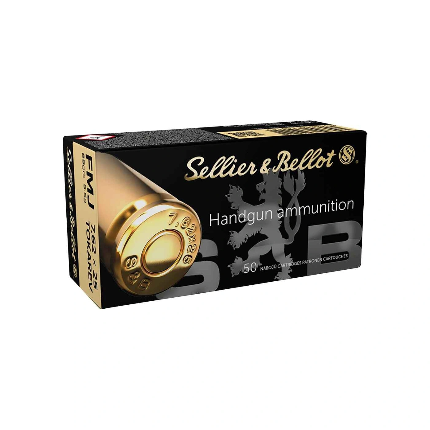 Munizioni Sellier & Bellot 7,62×25 Tokarev 85gr 5,5 g FMJ