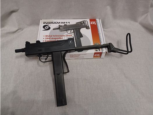 Ingram M11 / 4,5 mm BB / CO2 / Maschinenpistole / OVP (97)