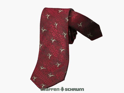 Butter maker tie deer red
