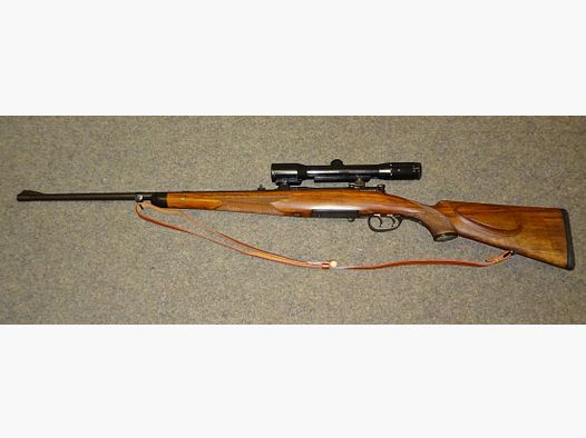 Rep.Büchse STEYR(MANNLICH-SCHÖNAUER) "GK" in 7x57 mit ZF ZEISS "Diavari-D" 2-6x mit tollem Schaft und Schiebesicherung