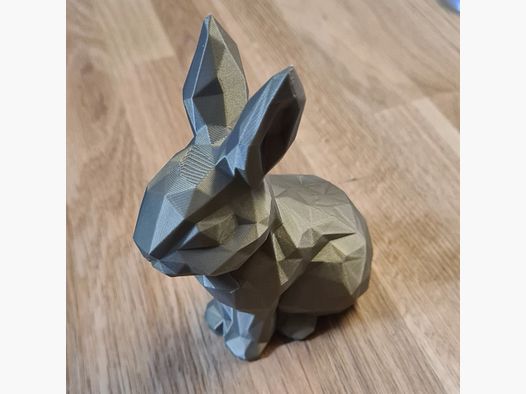 Deko Osterhase / Kaninchen im "Low Poly" Design