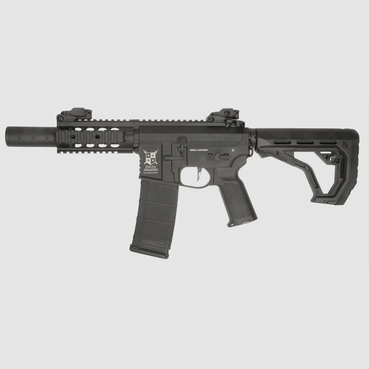 AR15 SilentOps CQB ALPHA EAGLE Nero Fucile Airsoft HPA Libero da 18 Anni | Delta Armory