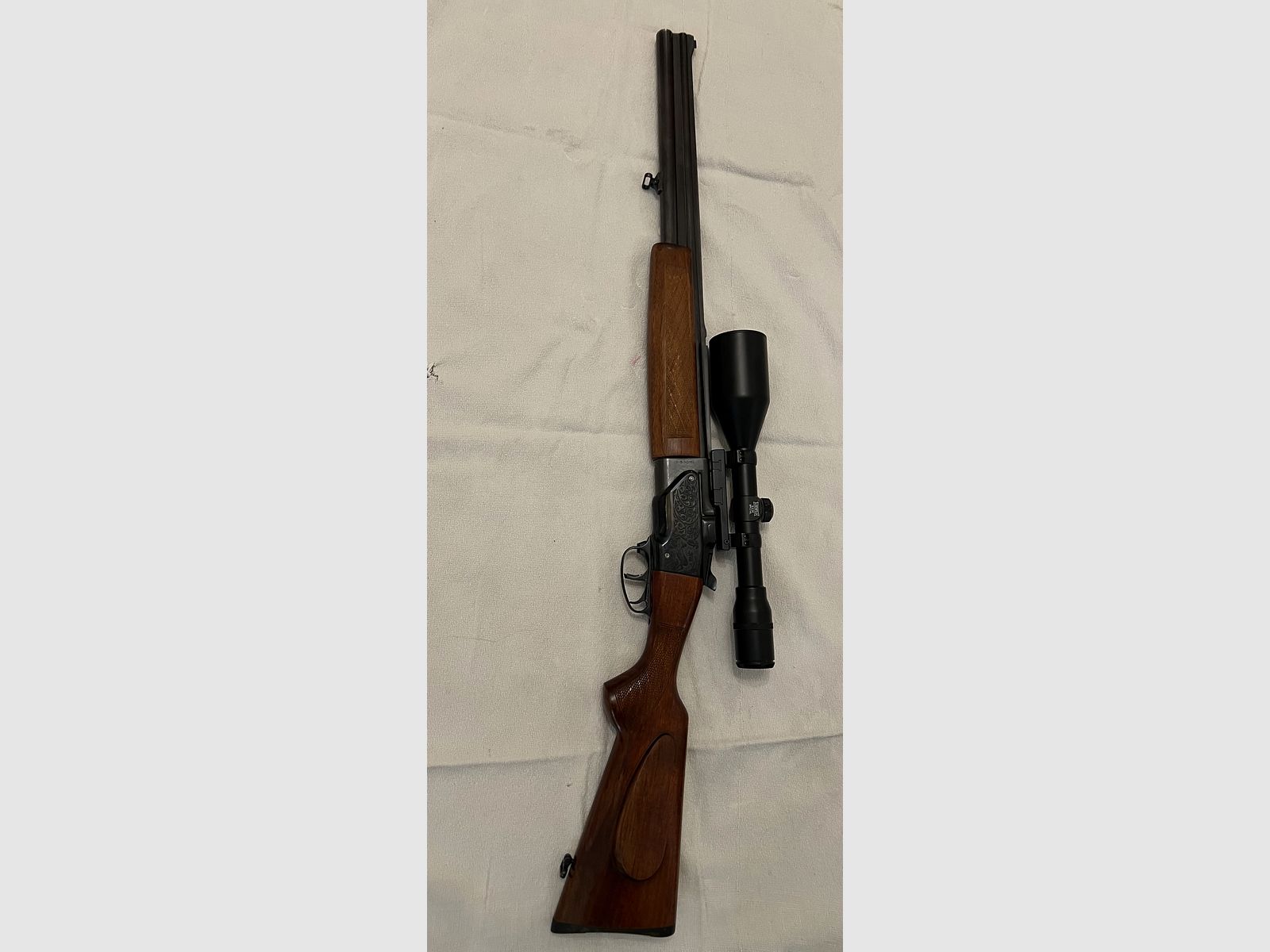 Bockbüchsflinte Bbf Zbrojovka BRNO ZH 307 Kaliber 12/70, .22Hornet ZF Lisenfeld 8x56 Spezial