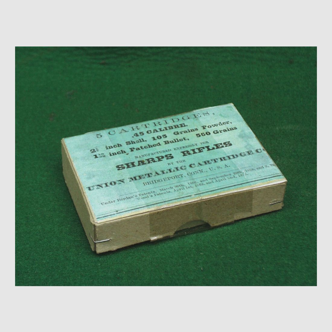 Patronenschachteln Sharps Rifle Kal.45