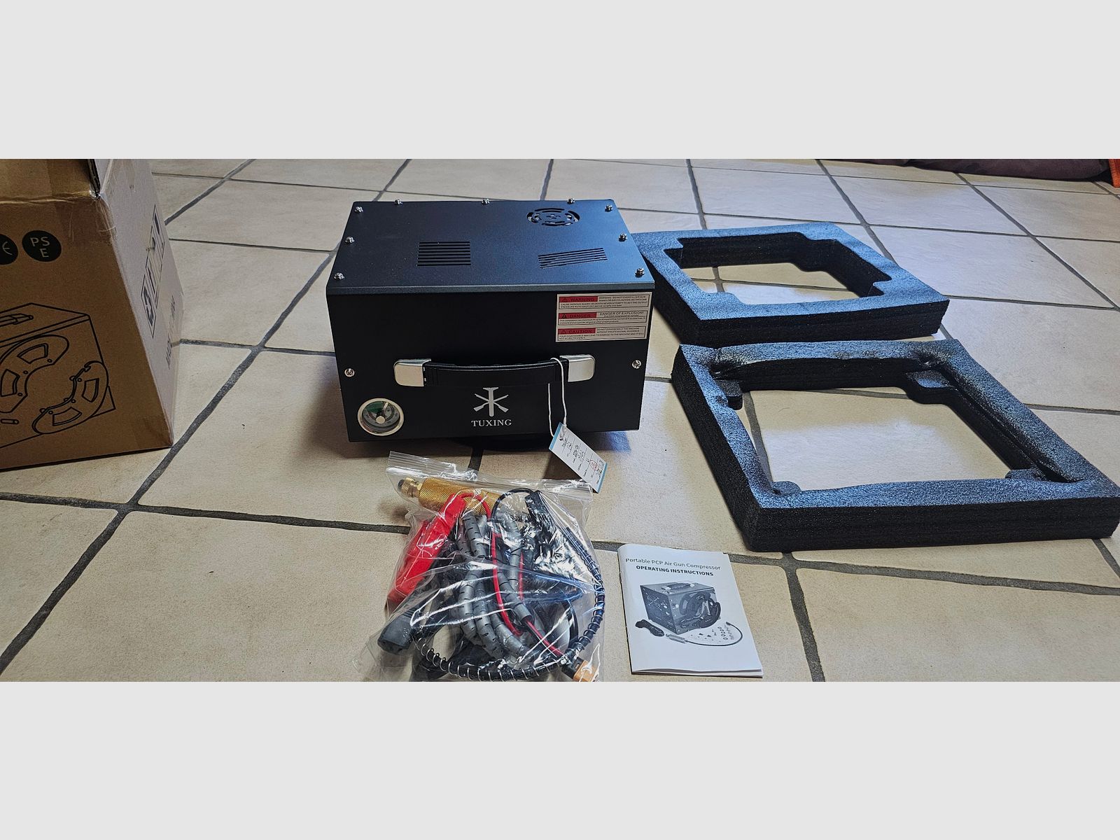 AEA Hp Max MK 2 + kompresor Tuxing i czerwona osłona Dod