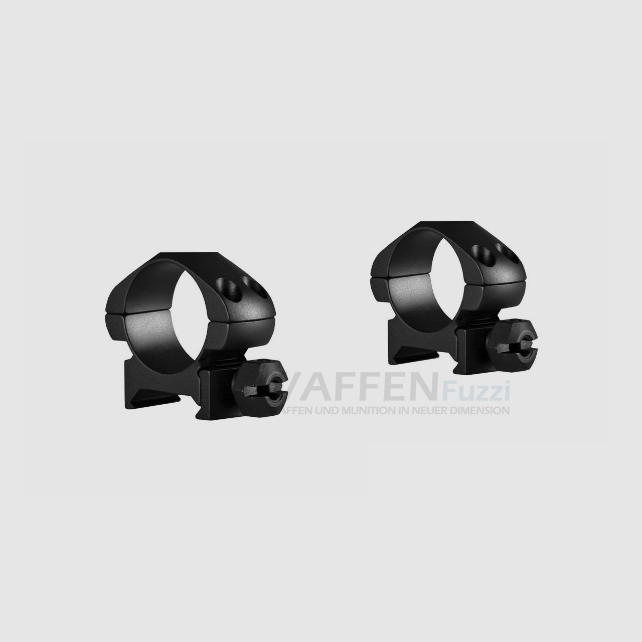 Präzisions Stahl Montageringe 1 Zoll niedrig