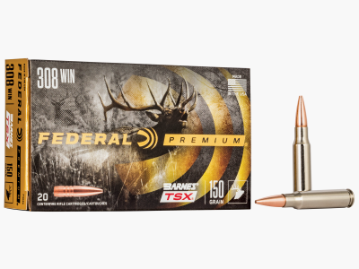 Federal Büchsenmunition Premium .308 Win. 9,7 g / 150 gr Barnes Triple-Shock X Bullet (TSX) Vital Shok