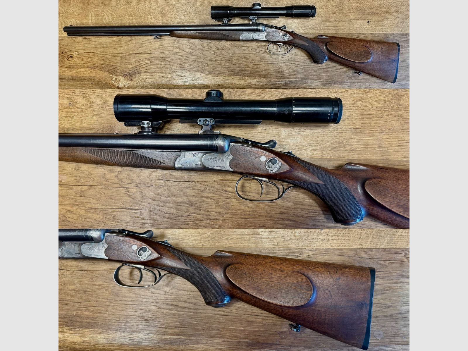 Sauer & Sohn Suhl Drilling mit Zeiss Zielfernrohr 1942
