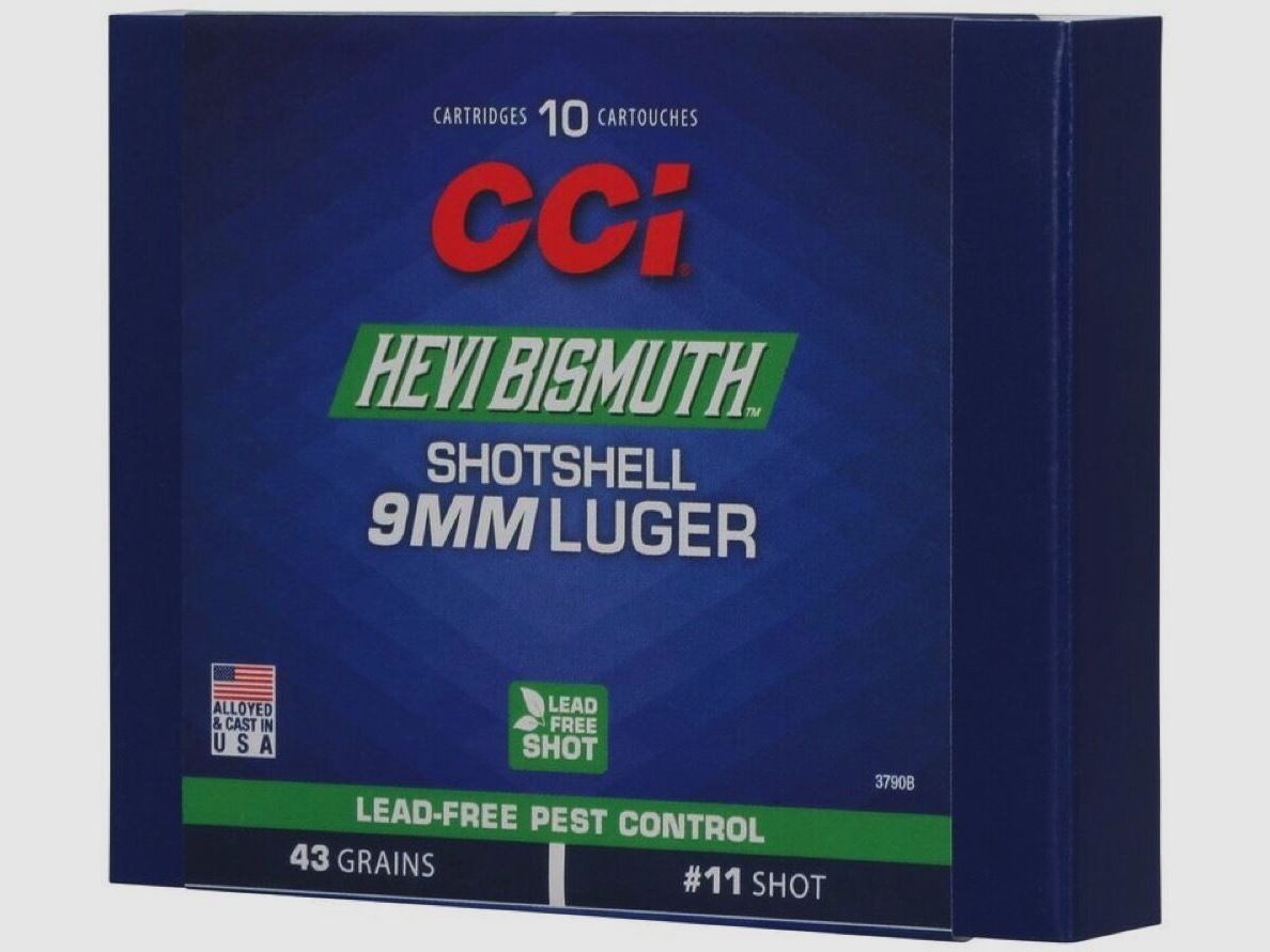CCI Shotshell Bism. 53grs Nr12 10S 9mmLuger, immagine 2 di 4
