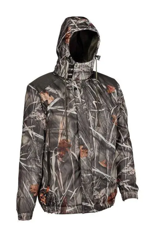Wind- und warme Jagdjacke Percussion Camo Schilfrohr, Bild 4 von 4