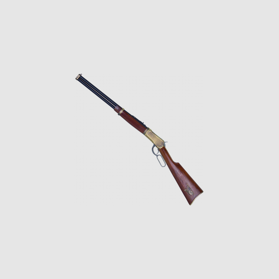 Winchester Deko Karabiner 1892 aus Messing und Eisen