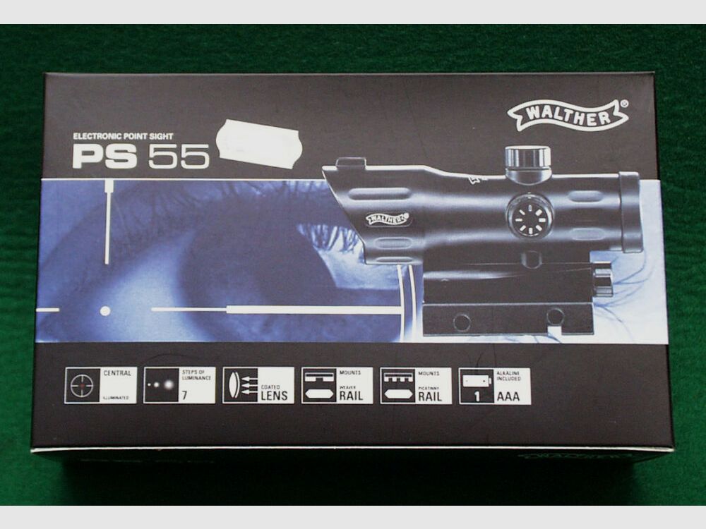 Walther	 Leuchtpunktzielgerät   Point Sight PS 55