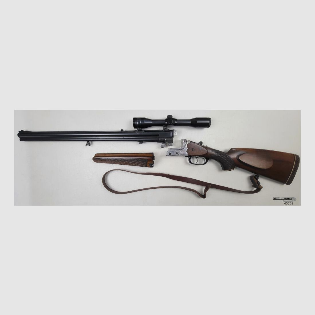 Heym double-barreled rifle