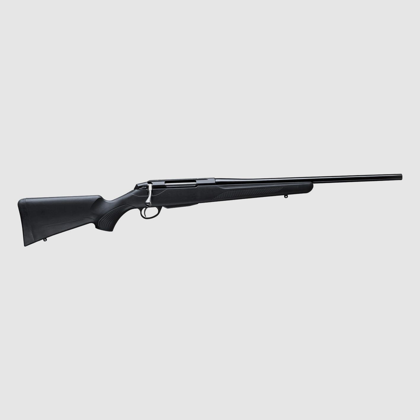 Tikka T3X Compact Tactical bolt-action rifle without set trigger and without open sights, with adjustable left-handed stock, image 1 of 2