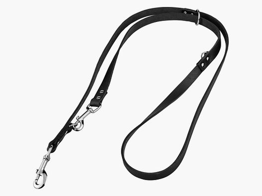 Heim Soft leash – 3-way adjustable (Width 18 mm, length 3 m, color black)