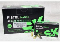 SK PISTOL MATCH .22 l.r. 40gr. 2,59g 50Stück Staffelpreise