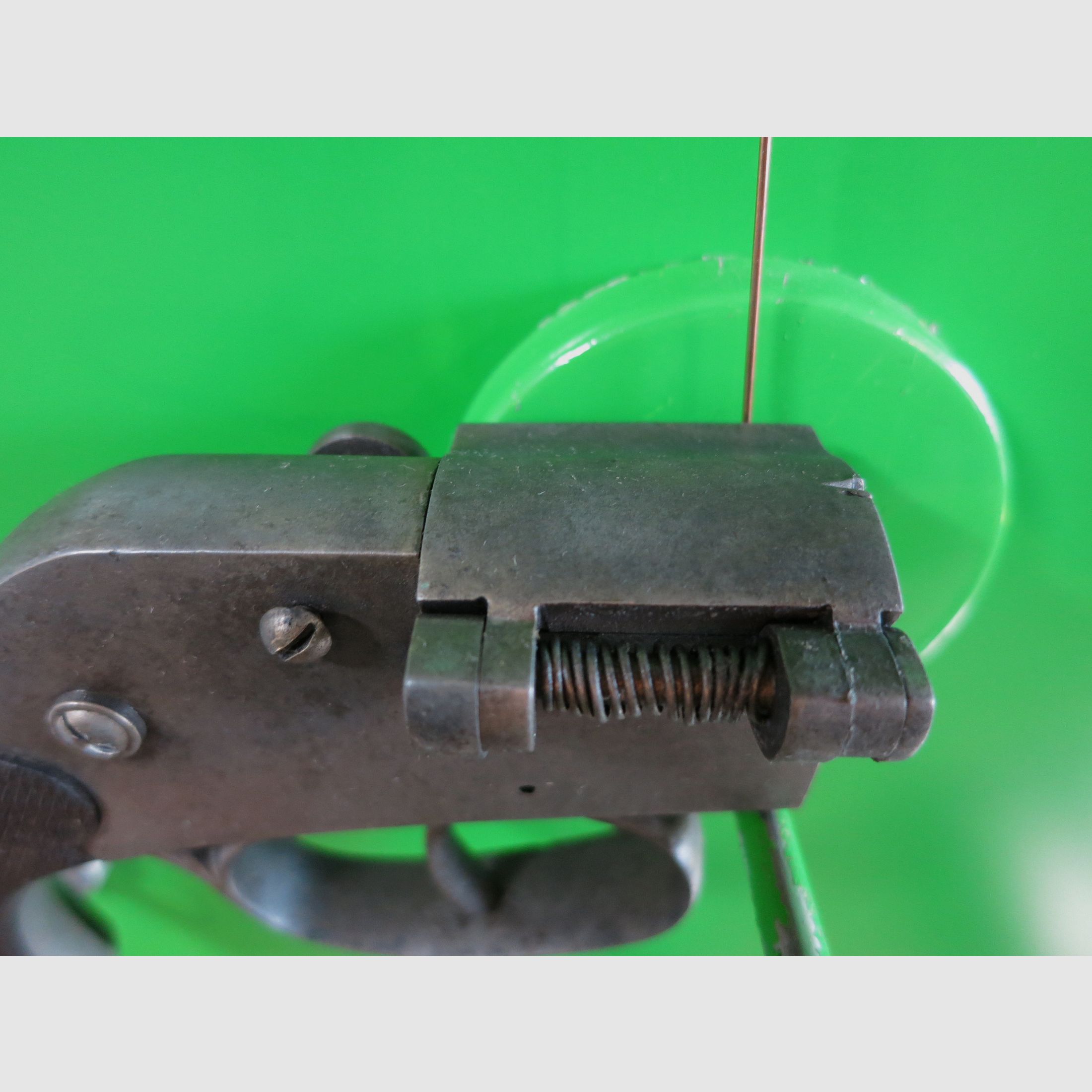 Signalpistole; Lauflose Fliegerleuchtpistole JGA (Anschütz) System Eisfeld, Kal. 11 mm Spezialpatrone  #81-