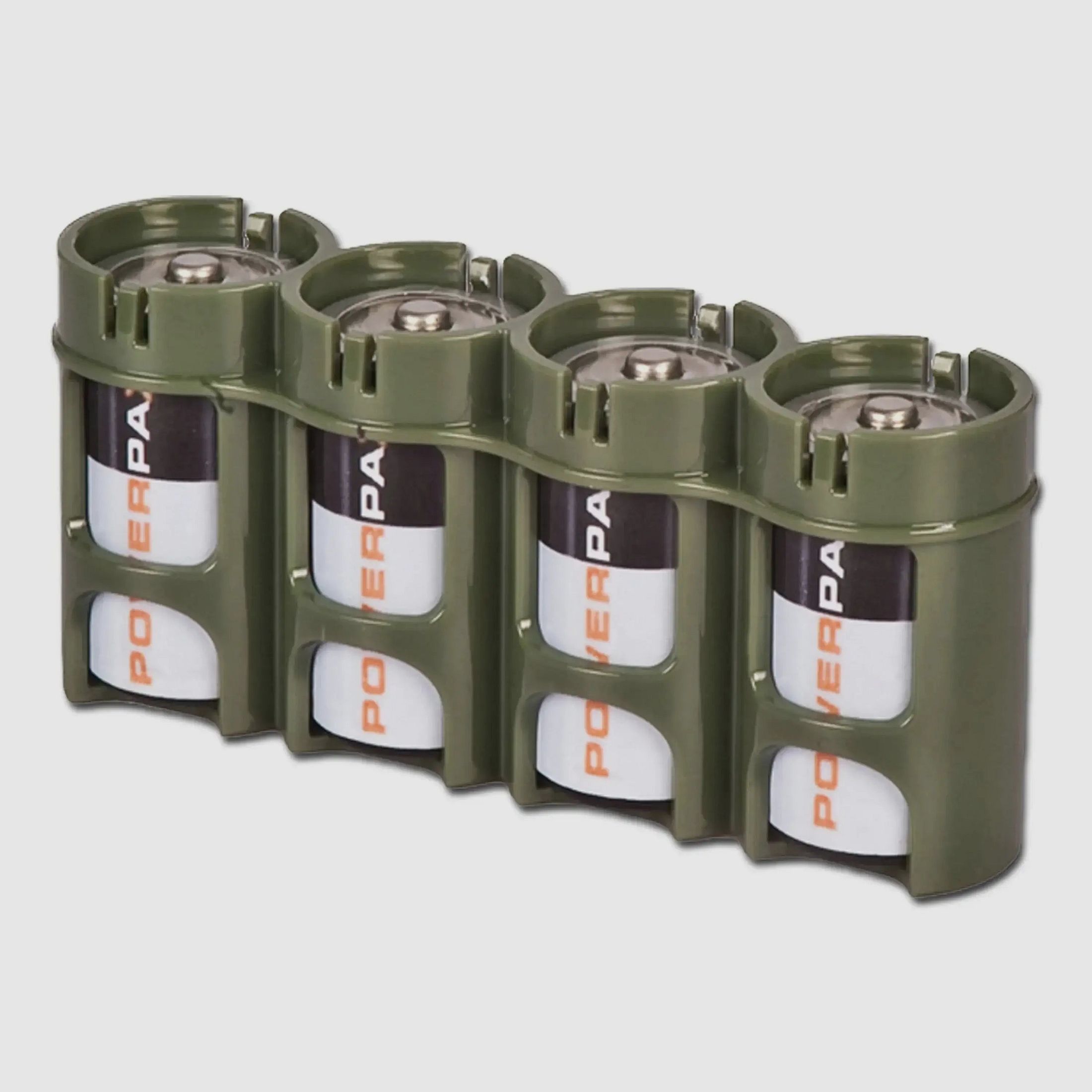 Storacell Battery Holder Powerpax 4 x C4 olive