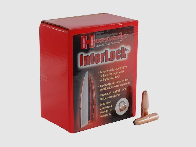 Hornady Geschoss .30/.308 INTERLOCK RN 220GR 100 Stück