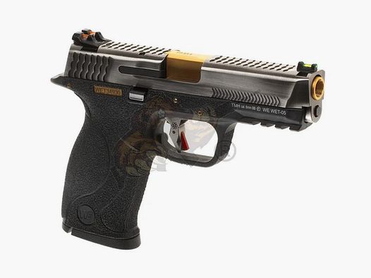 WET-05 SV Gold Barrel Metall Version GBB in Black