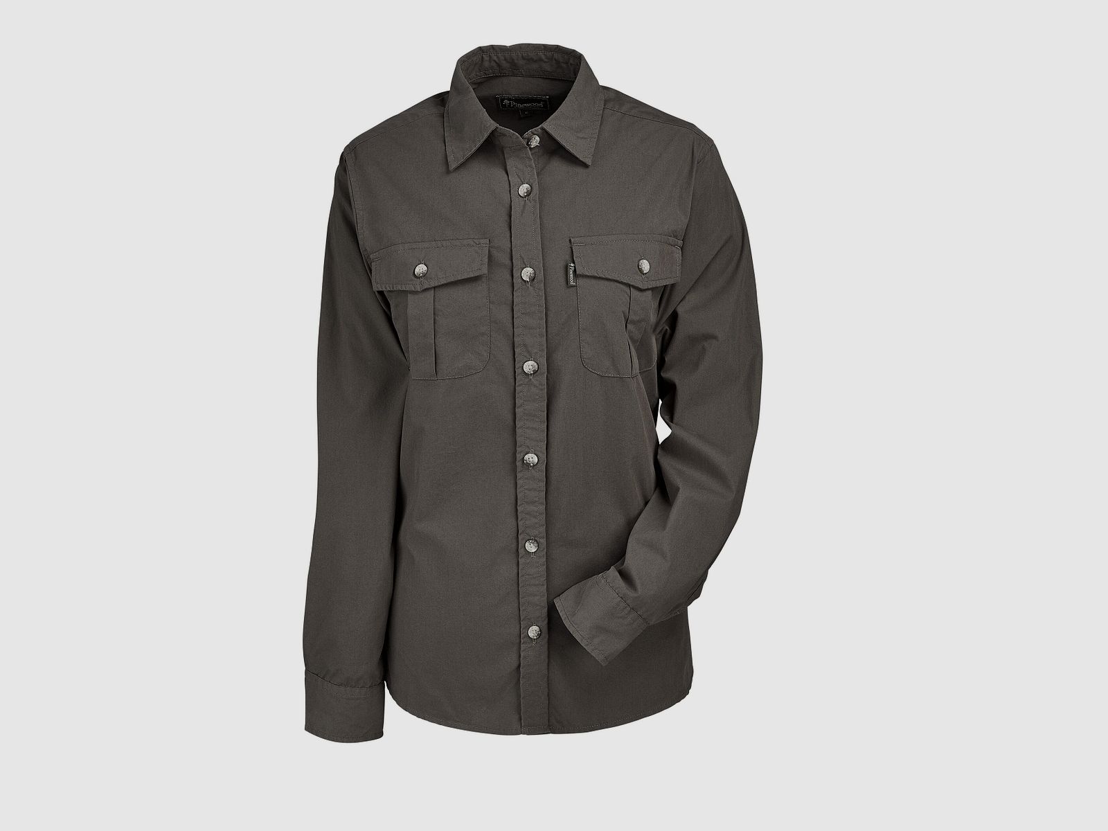 Blusa de manga larga de pino Safari