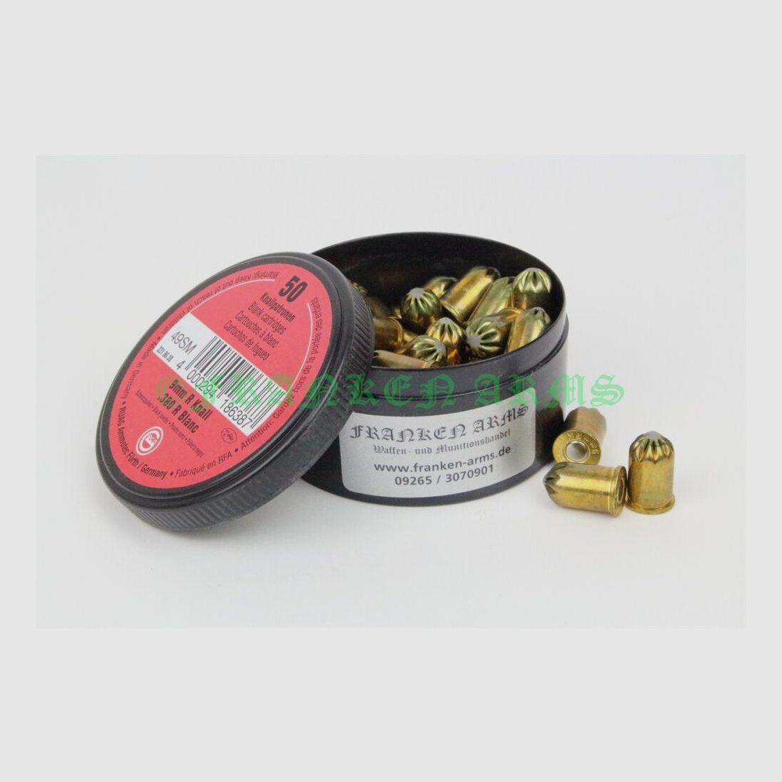 Geco 9mm R Knall Schwarzpulver 50 Stück