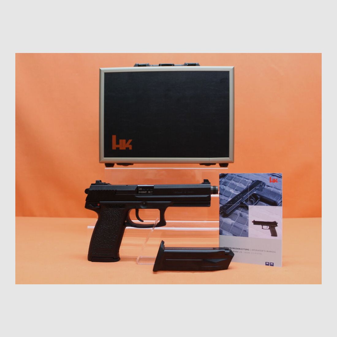 Heckler&Koch Ha.Pistola .45Auto Heckler&Koch/H&K HK MARK23 "SOCOM" cañón de 149 mm con rosca M16x1 (.45ACP/.45A.C.P)