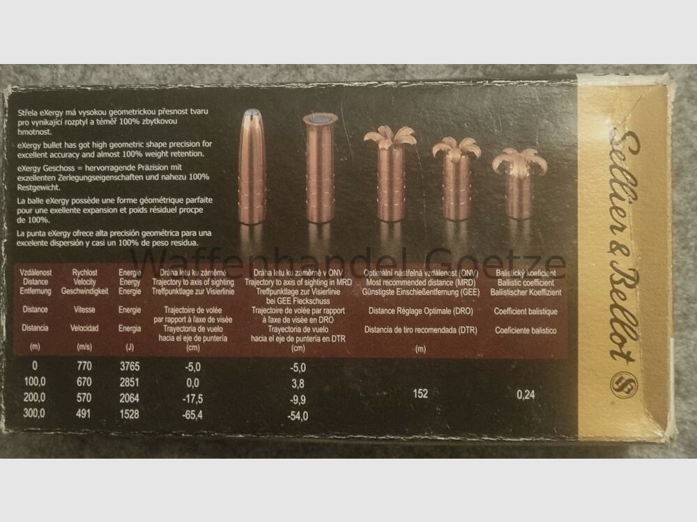 Sellier & Bellot 8 x 57 IS XRG bleifrei